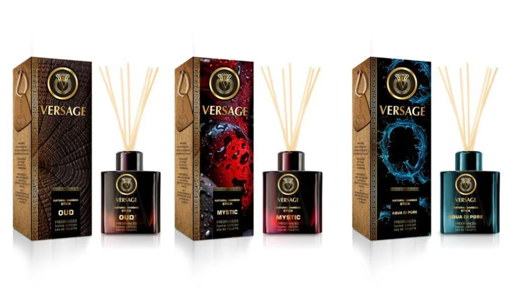 Versage Home Bamboo Stick Diffuser — Oud